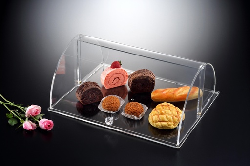 [02-550] Vague Acrylic Cake & Dessert Flip Box 45 cm