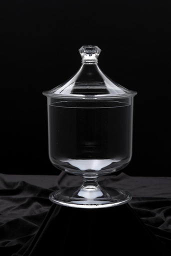 [02-670] Vague Acrylic Candy Jar Small Clear