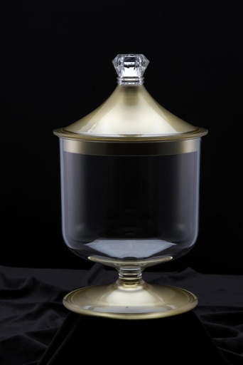 [02-674] Vague Acrylic Candy Jar L Gold