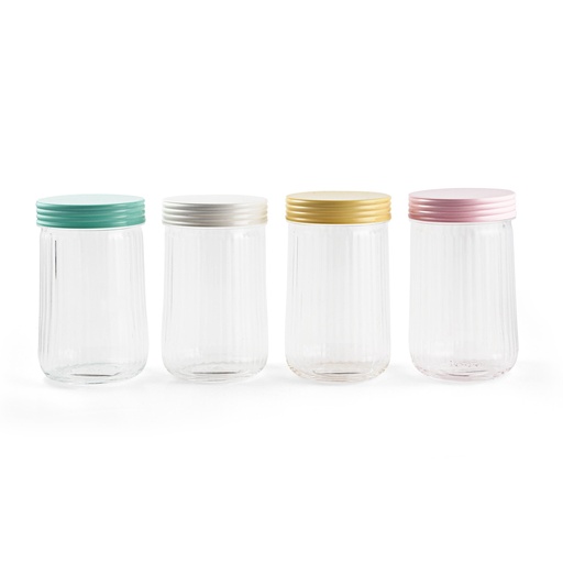 [02-875] Vague Acrylic Ripple Jar 19 cm 1.5 Liter