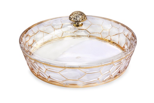 [02-956] Vague Round Acrylic Candy Box 30.5 cm x 30.5 cm
