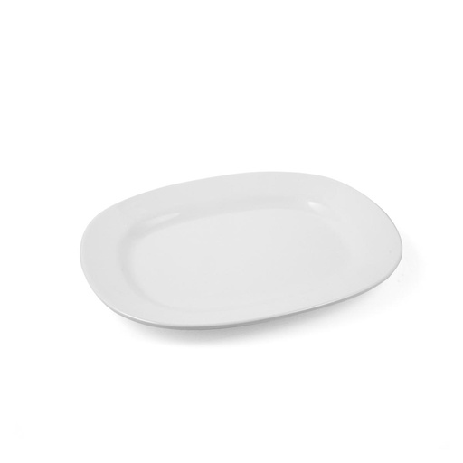 [36-026P] Vague Melamine Oval Plate 10"