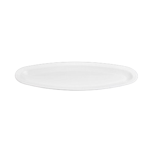[36-090] Vague Melamine Fish Plate 21"