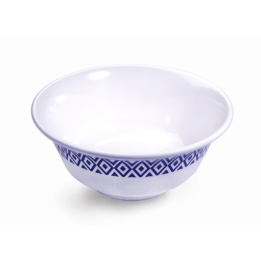 [36-362] Vague Melamine Scollop Bowl 8" Blue