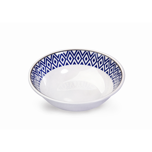 [36-365] Vague Melamine Soup Bowl Blue Line 15 cm / 6"