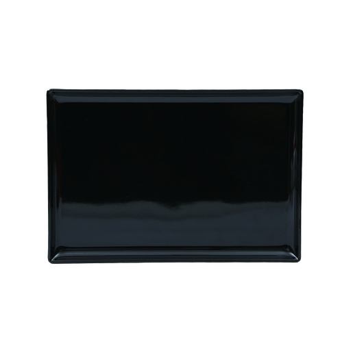 [36-479B] Vague Mel. Rectangular Shape Candy Tray 29.3x20x1.8 cm Black