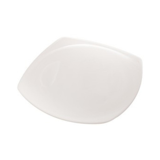 [36-539] Vague White Melamine Square Plate 26.5 cm x 26.5 cm