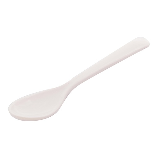 [36-572] Vague Melamine 12 Pieces Spoon Set 11 x 2.3 cm Ivory