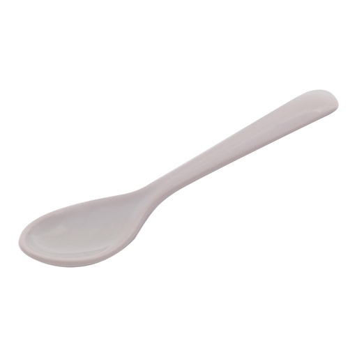 [36-573] Vague Melamine 12 Pieces Spoon Set 11 x 2.3 cm Pearl Grey