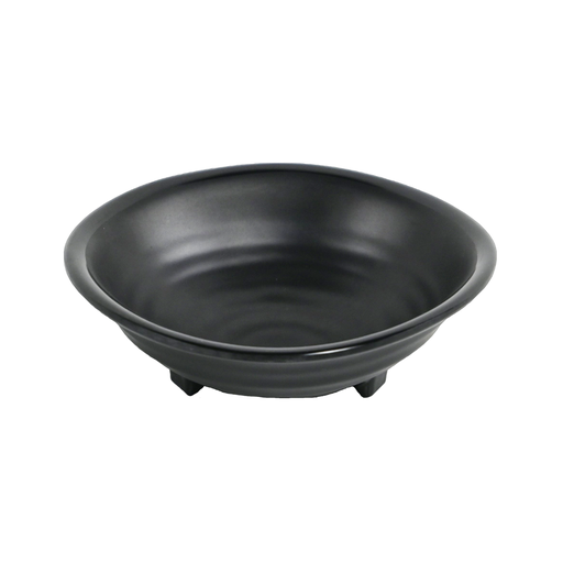 [36-635] Vague Black Melamine Round Bowl 5.5"