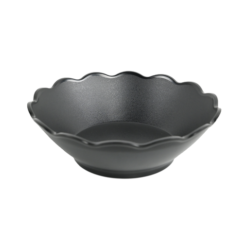 [36-674] Vague Black Melamine Fruit Bowl 9.5"