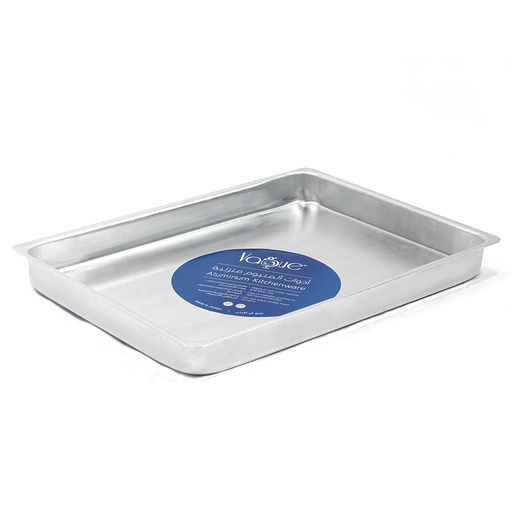 [AL-003] Vague Aluminium Rectangular Oven Tray 35 cm x 25 cm