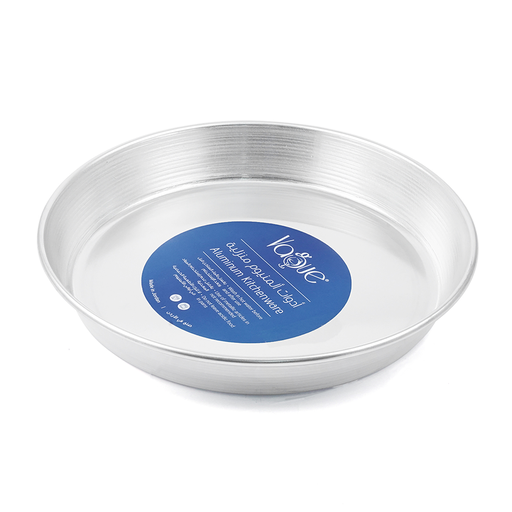 [AL-026] Vague Aluminium Round Oven Tray 34 cm/1 mm