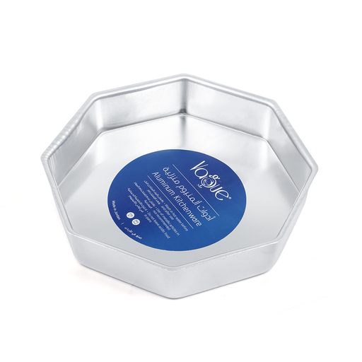 [AL-092] Vague Aluminium Cake Pot Ribbed 26 cm/1 mm