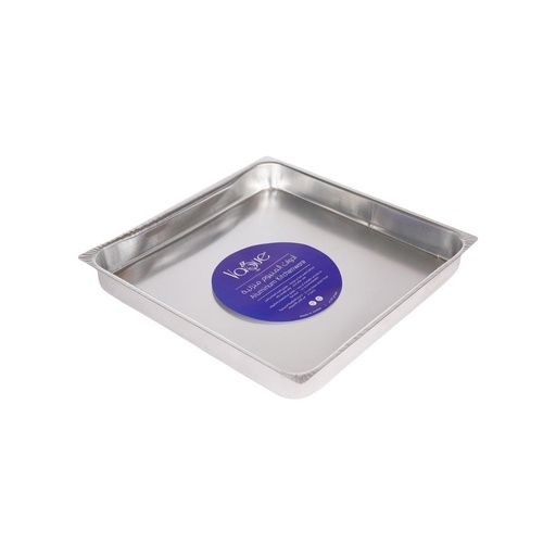 [AL-132] Vague Aluminum Square Kunafa Tray 26 cm x 26 cm / 0.5 mm