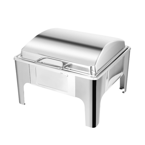 [BF-039S] Vague Square Stainless Steel 2/3 Chafing Dish 5.5L