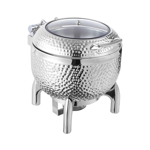 [BF-045S] 10L Soup Station With Glass Window, Small Hammer- Silver