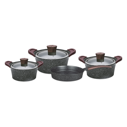 [CW-004] Vague Die Cast Aluminium Cookware 13 Pieces Set