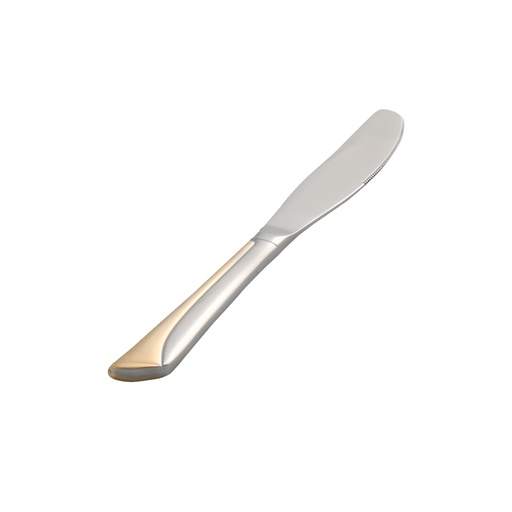 [Y13-828] Vague Stainless Steel Dinner Knife Golden 6 Pieces