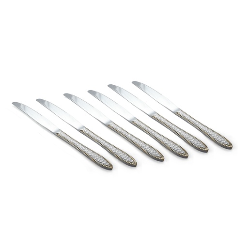 [Y13-840] Vague Stainless Steel Dinner Knife 6 Pieces