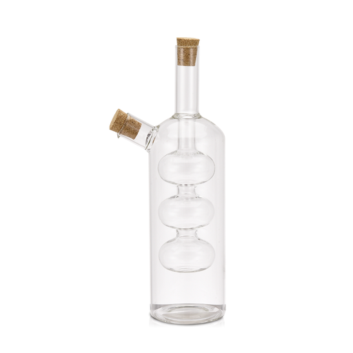 [04-424] Vague Glass Oil & Vinegar Bottle 70 ml / 230 ml