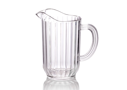 [13-039] Acrylic Jug 1 Liter Transparent