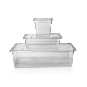[13-074N] Plastic Quarter Size Food Pan 15 cm