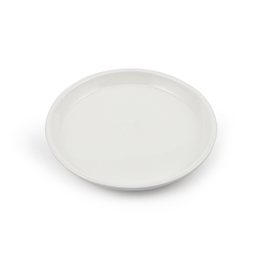 [08-1564] Porceletta Ivory Porcelain Round Flat Plate 9"
