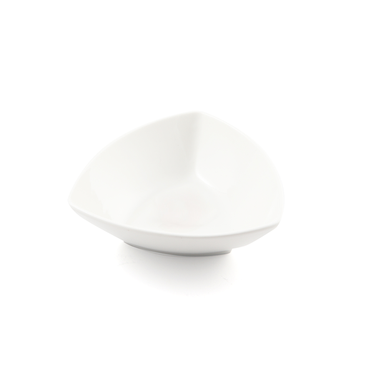 [08-1589] Porceletta Ivory Porcelain Triangle Dessert Bowl 14.7 cm