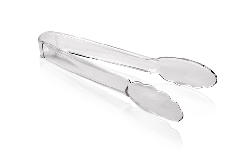 [13-264] Transparent Acrylic Tong 9"