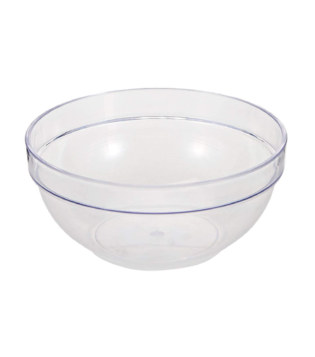 [13-540] Transparent AS Plastic Salad Bowl 700 ml