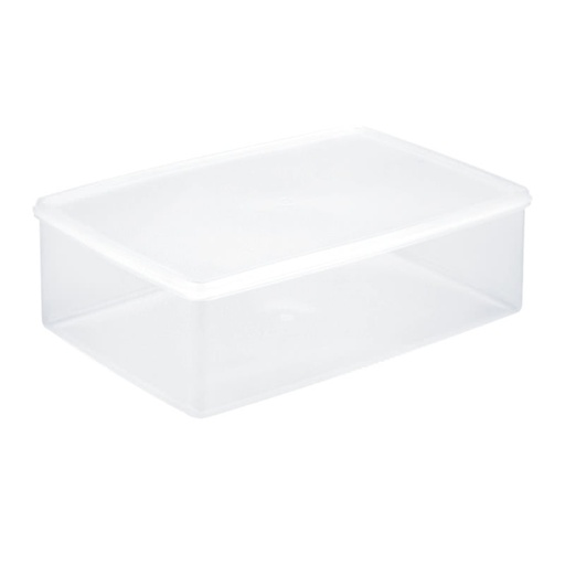 [13-545] White Plastic Food Storage Box 8.3 Liter