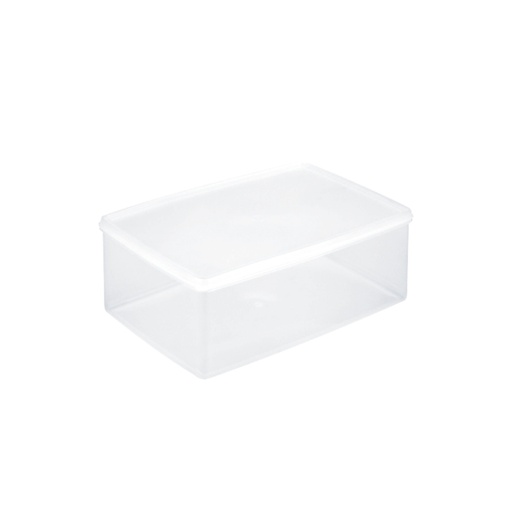 [13-548] White Plastic Food Storage Box 3 Liter