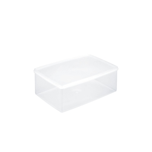 [13-549] White Plastic Food Storage Box 1.75 Liter