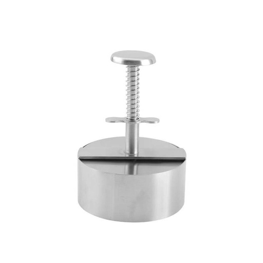 [13-R574] Stainless Steel Burger Press 8.9 x 15 cm