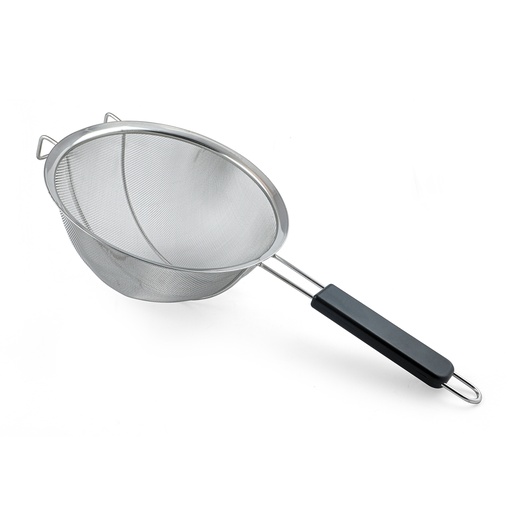 [Y13-757] Stainless Steel Strainer 28 cm Black