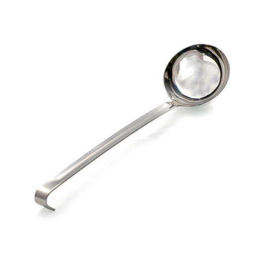 [Y13-861] Stainless Steel Ladle 44 cm Silver