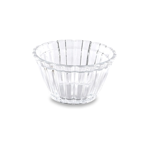 [Y13-914] Glass Sweet Bowl 6 Pieces, 250 ml Transparent