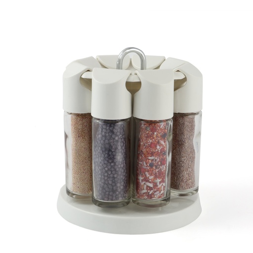 [Y13-937] Stainless Steel Spicy Set 8 Pieces with Stand