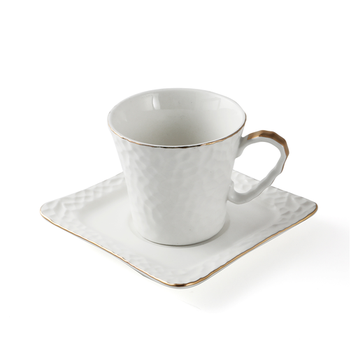 [03-173] Decopor Porcelain 12 Piece Coffee Cup & Saucer Set 70 ml