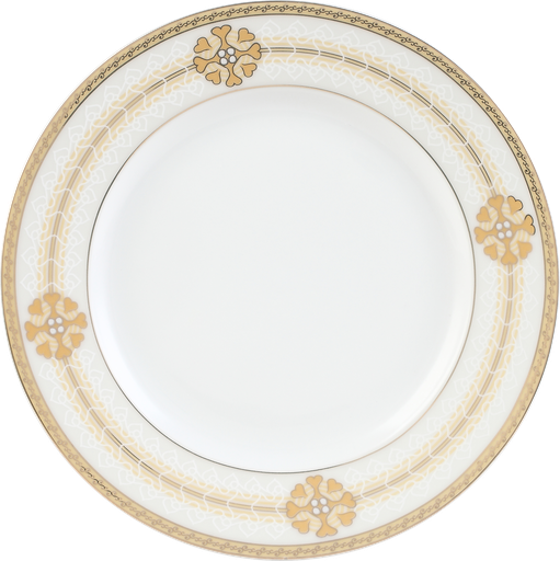 [03-348] Decopor Porcelain 47 Pieces Dinner Set Golden