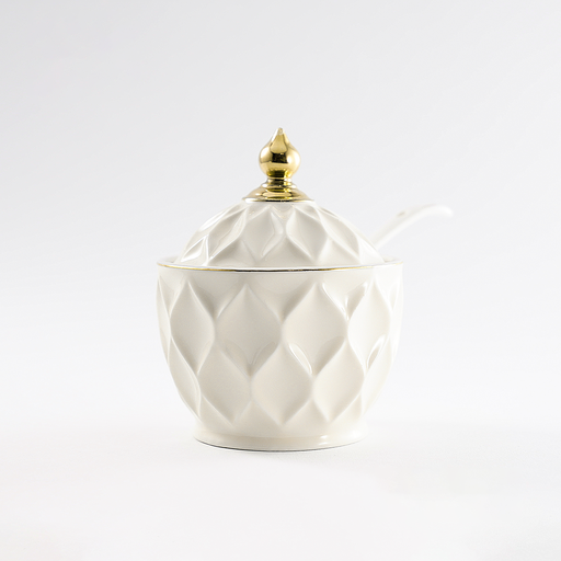 [RP-180] Decopor Creamy White Tea/cawa/Sugarpot 51pcs serving set 100 ml,50 ml RS-2323