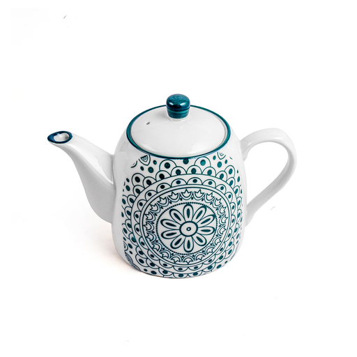[D03-105] Che Brucia Arabesque Green Porcelain Porcelain Coffee Pot 700 ml