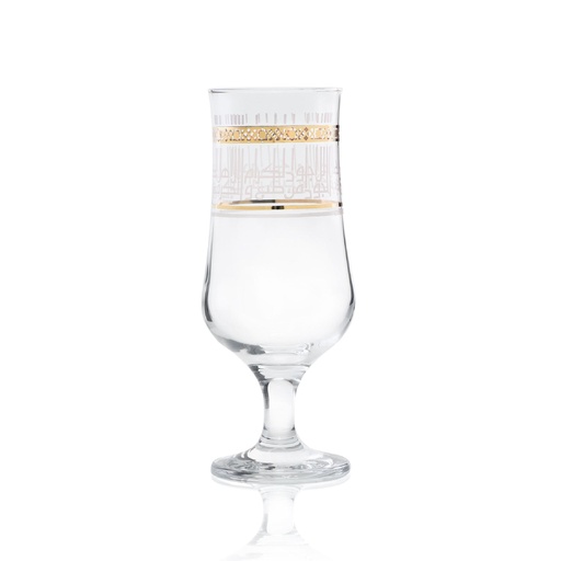 [D-43512] 3pcs glass stemware set / 43512