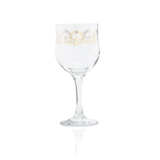 [D-43577] 3pcs glass stemware set / 43577