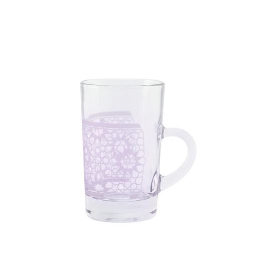 [D-43635] 6pcs w handle tea tumbler / 43635