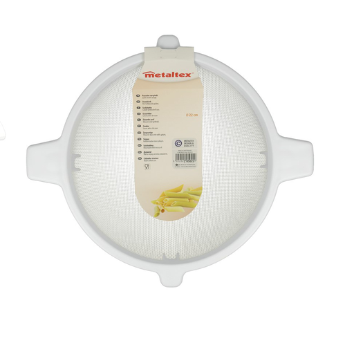 [MXC-084] Metaltex Plastic Plastic Polyes Colander Strainer 22 cm White / 205022