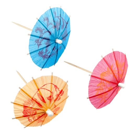 [MXC-141] Metaltex Wooden Set of 12 Parasol Picks / 257800