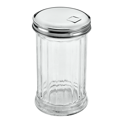 [MXC-158] Metaltex Glass Dosito Sugar Pourer with Lid 320 ml Silver / 242933