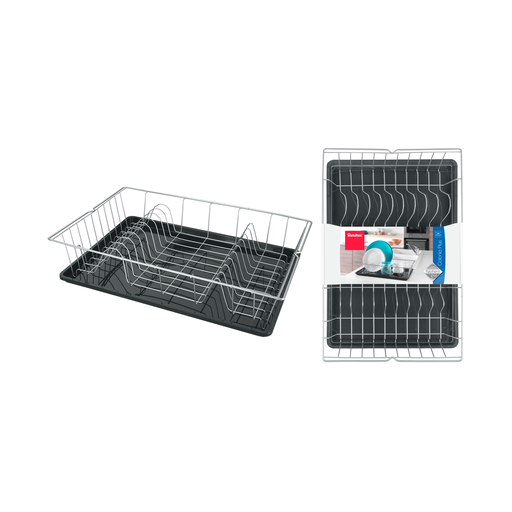 [MXI-003] Metaltex Plastic Steel Dish Drainer Colonia Plus / 320645